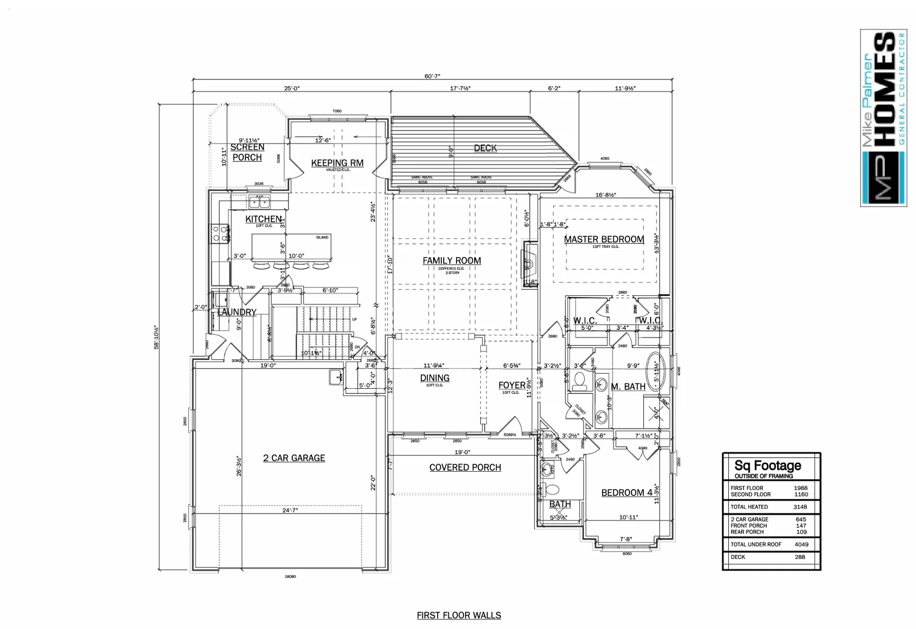 The Dittrich floor plan schematic