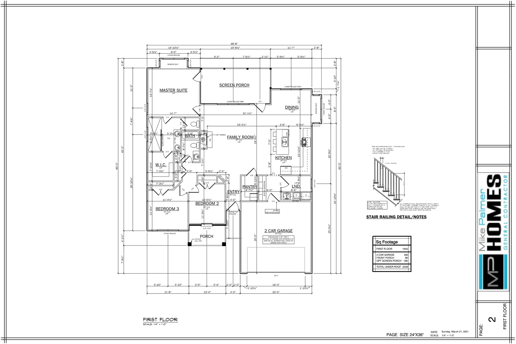 The Heavner floor plan schematic