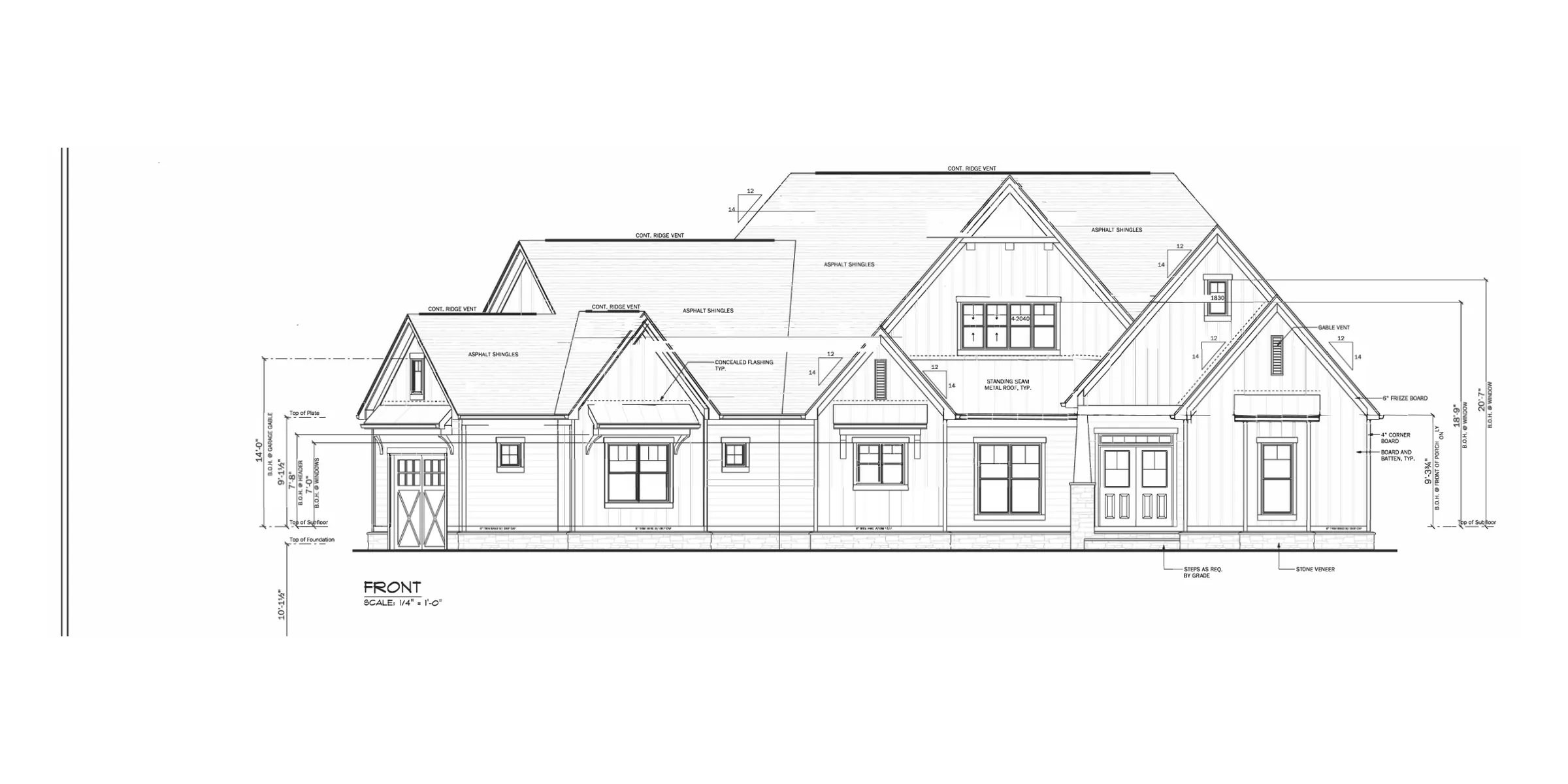 The Mariner front elevation
