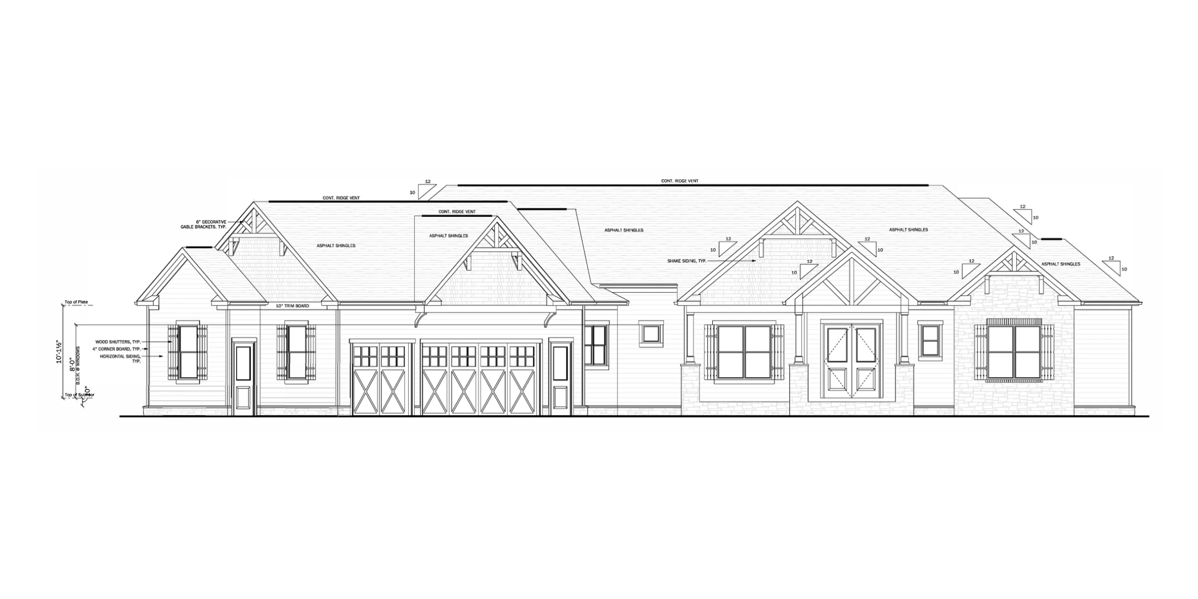 The Maya front elevation