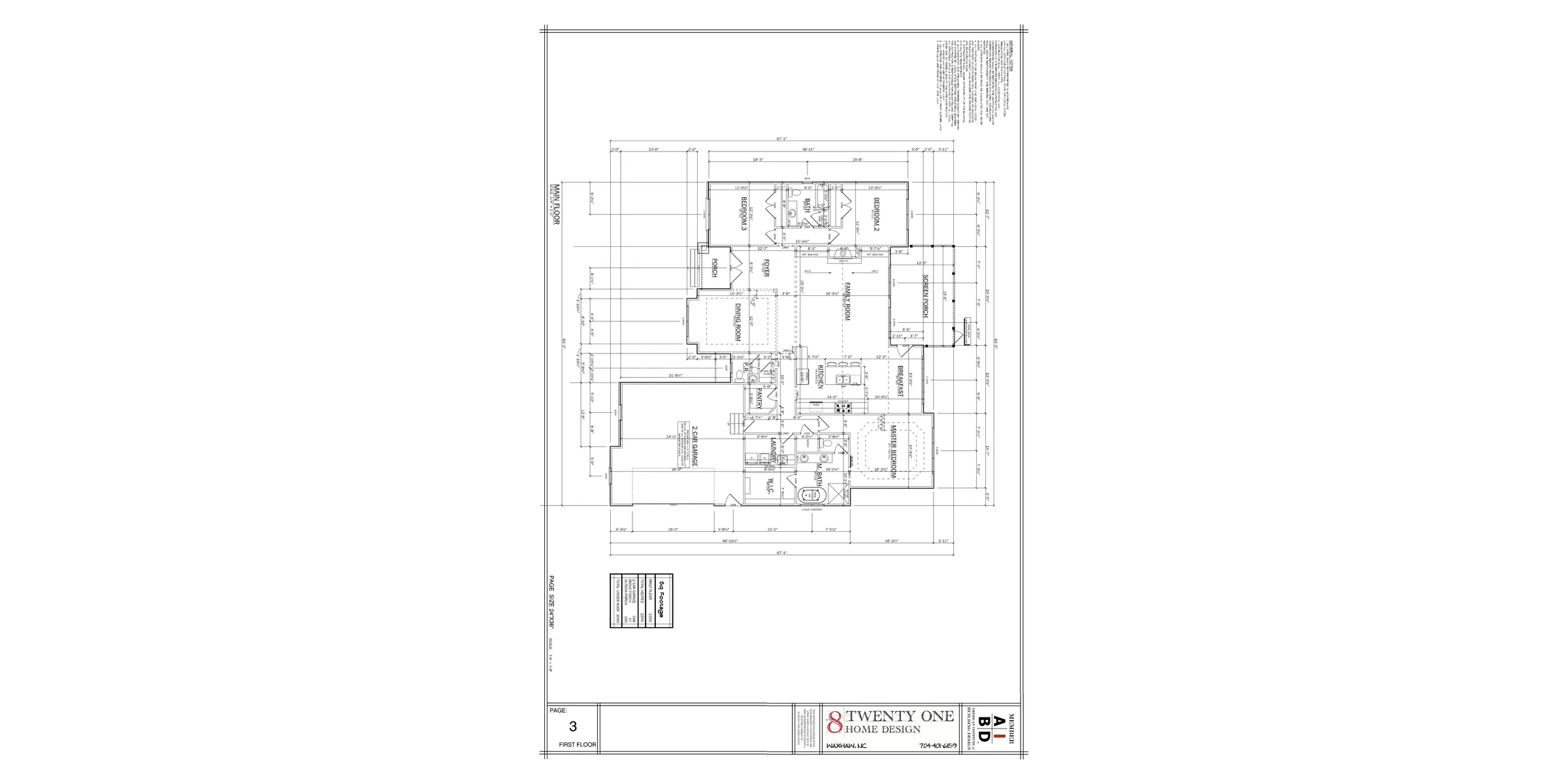 The Tierney front elevation