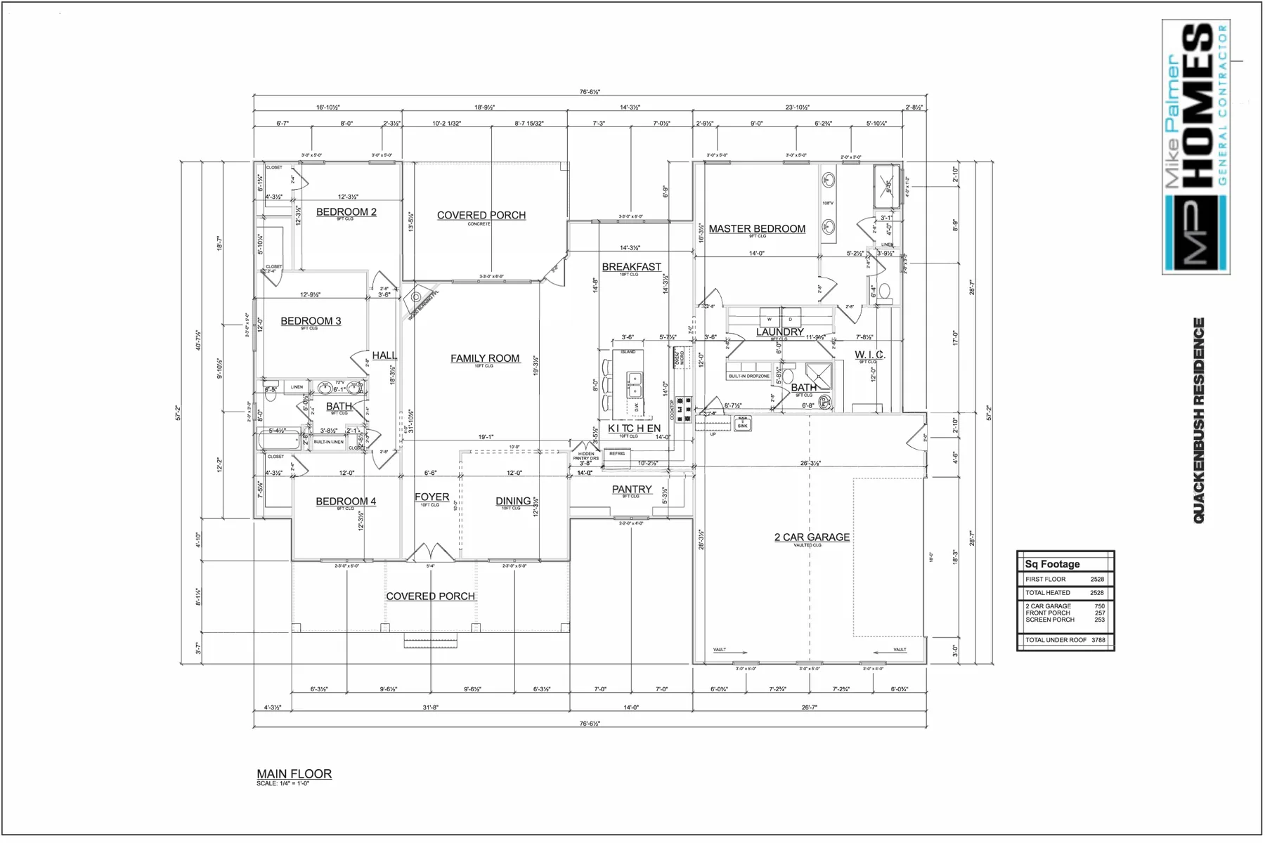 The Tyson floor plan schematic