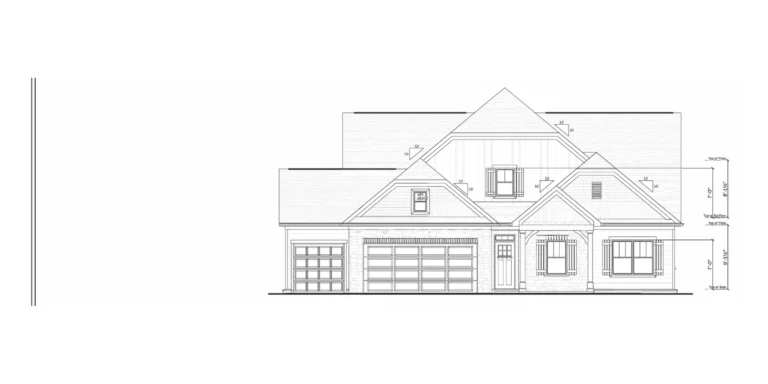 The Wilburn Ridge front elevation